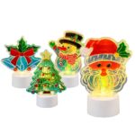 Φανάρι Τύπου Ρεσώ Xmas 9,5x3,8cm Xmasfest 1134166 - 12 τεμ.