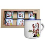 Κόυπα Espresso Xmas 6x5cm Xmasfest 1134196 - 6 τεμ.