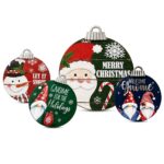 Διακοσμητικό Ξύλινο Μπάλα Γίγας 31x26cm Xmasfest 1134278 - 1 τεμ.