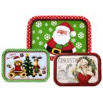 Δίσκος Μεταλλικός Χριστουγεννιάτικος 34x23cm Xmasfest 1134291 - 1 τεμ.