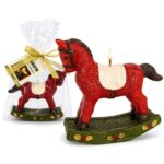 Κερί 3D Αλογάκι Χριστουγεννιάτικο 11x8,5cm Xmasfest 1134312 - 1 τεμ.