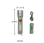 Επαναφορτιζόμενος φακός LED - HP-350T - 051224 - Image 3
