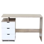 Γραφείο ArteLibre QERINO Δρυς/Λευκό Μοριοσανίδα 120x53x75cm - 1 τεμ. - Image 2