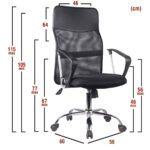 Καρέκλα Γραφείου ArteLibre AΓNΩ Μαύρο PVC 58x60x105-115cm - 1 τεμ. - Image 9