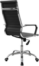 Καρέκλα Γραφείου ArteLibre ΔΙΩΝΗ Μαύρο PU 55x60x104-111cm - 1 τεμ. - Image 4