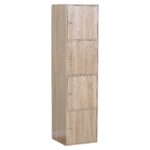 Παπουτσοθήκη ArteLibre ALVERO Δρυς Μοριοσανίδα/Ξύλο 40x39x157cm - 1 τεμ.